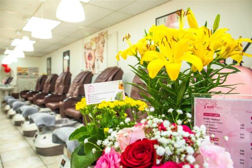 Elite Nails Salon Interior