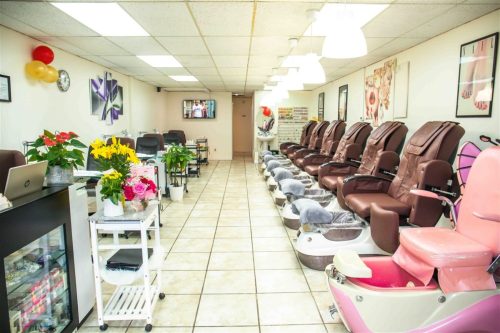 Elite Nails Salon Interior