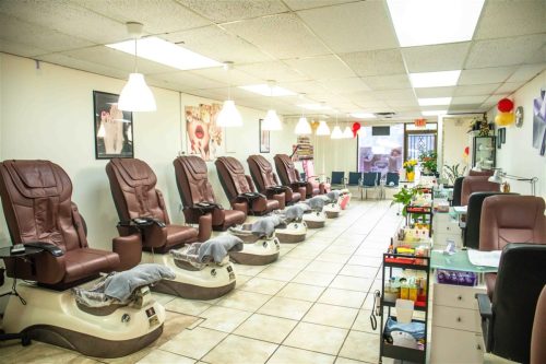 Elite Nails Salon Interior