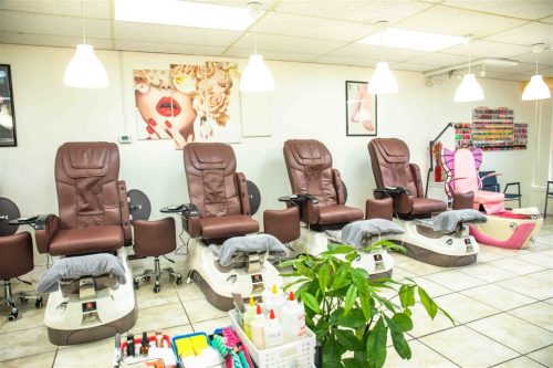 Elite Nails Salon Interior
